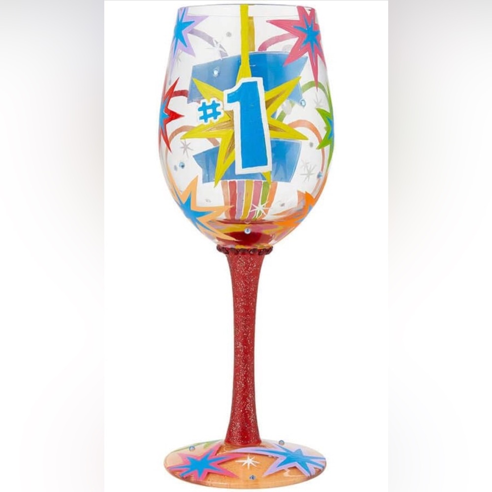 Lolita “YOU’RE THE BEST” wineglass - Picture 2 of 8